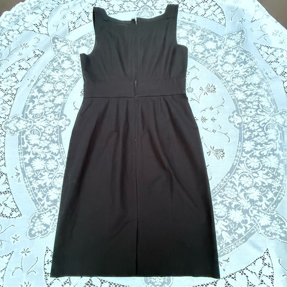 White House Black Market sleeveless lace up Black Whimsigoth Edgy Rocker Dress 8 - Picture 6 of 14